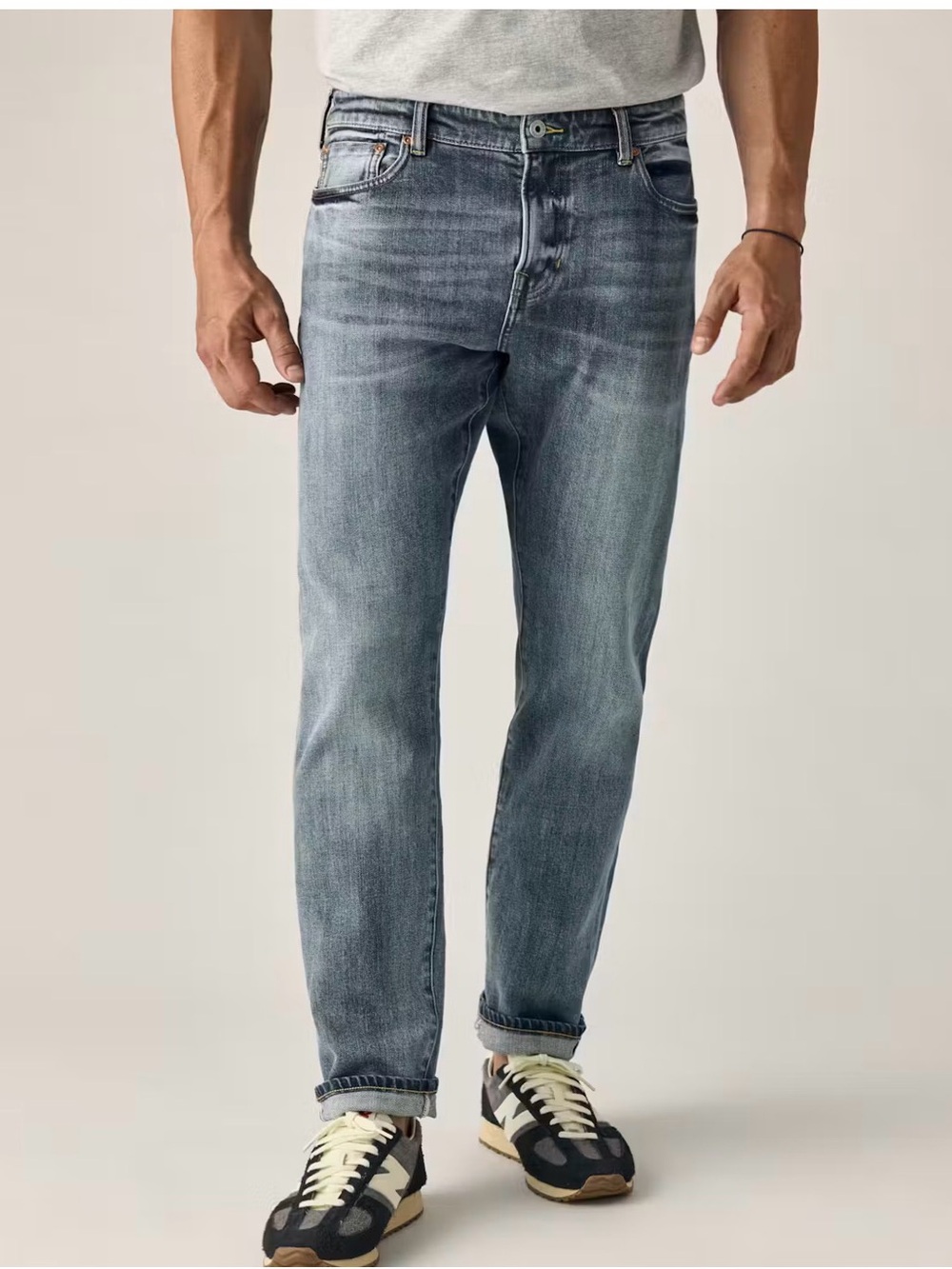 Flint and Tinder slim Fit 33x30 Stretch Selvedge Denim HB Straight Jeans